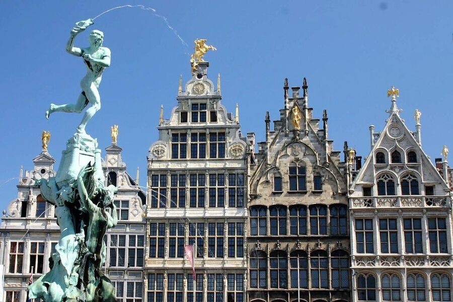 Antwerp Beer Tour - The Steen, the Scheldt, and Antwerp’s street details