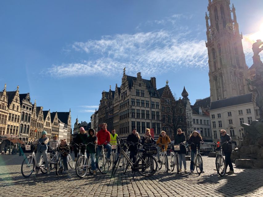 Antwerp: City Highlights Guided Bike Tour - Steen castle and the Scheldt waterfront