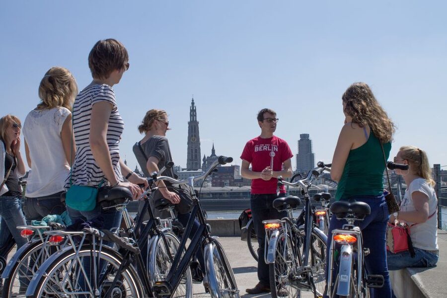 Antwerp: Guided Bike Tour - The Scheldt, the old port, and the city’s working side