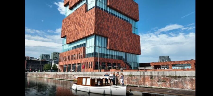 Antwerp: Private Old Harbour Boat Tour Incl. Drinks & Snacks - Boarding beside the MAS
