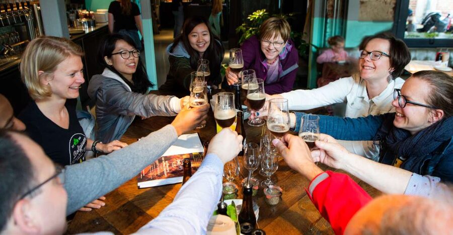 Bruges: Belgian Beer Tour with Chocolate Pairing - Three stops with different jobs to do