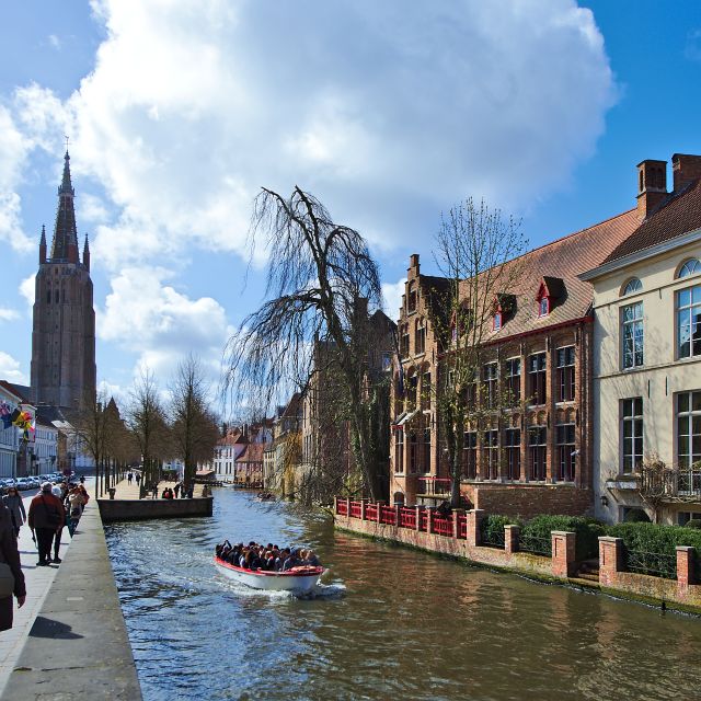 Bruges: Bourgogne des Flandres Brewery and Distillery Visit - The included beer at the canalside bar