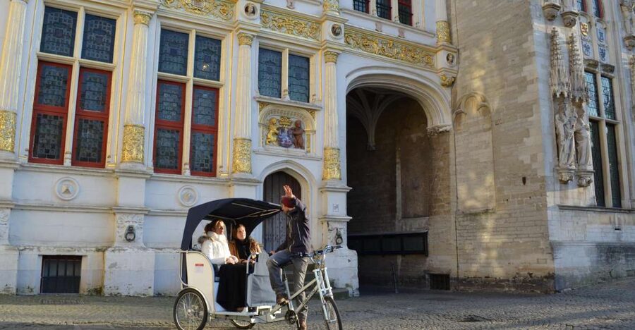 Bruges: Private Guided Tour by Pedicab - Starting at the Markt, Bruges’ medieval stage