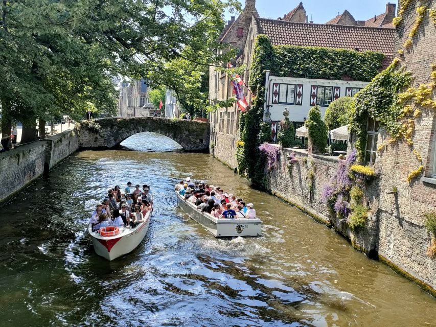 Bruges: Small Group Boat Cruise and Guided Walking Tour - The brewery, almshouse garden, and the quiet finish