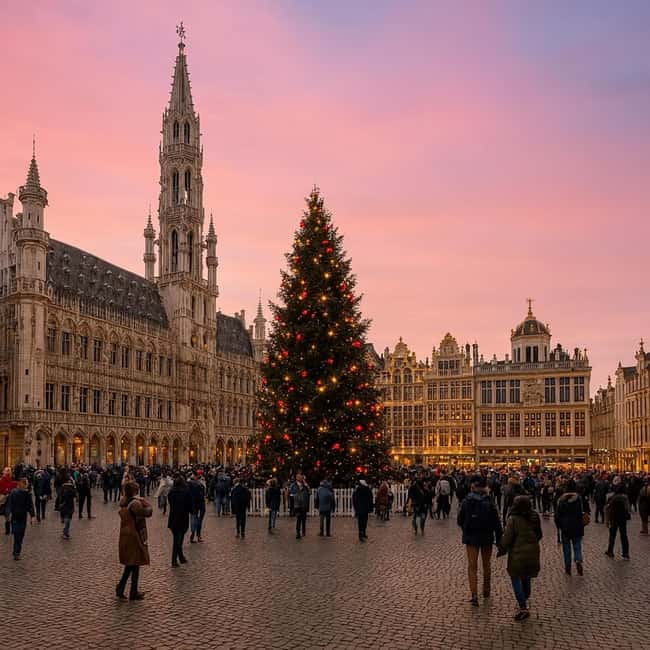 Brussels: 2-Hour Walking Tour of the Historic Center with a Local Guide - Mont des Arts ends the route on a high note