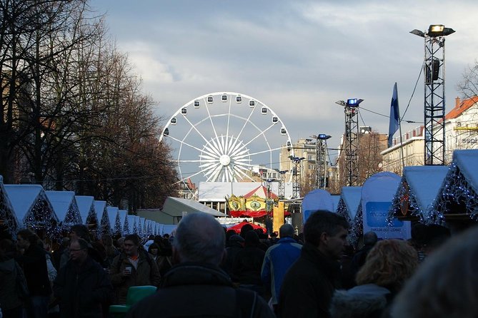Brussels Private & Personalized Christmas Tour with a Local Guide - Christmas lights along the shopping avenue