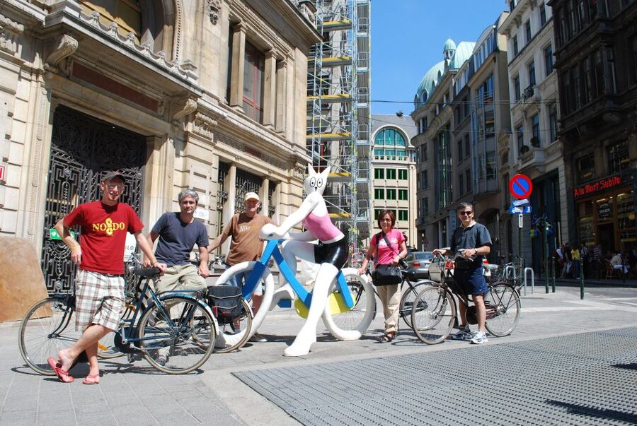 Brussels: Sightseeing Bike Tour - European Parliament, European Commission, and Jubilee Park