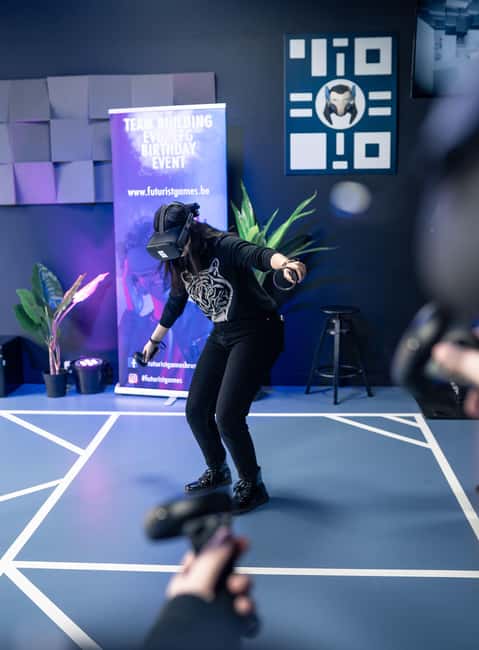 Brussels: Virtual Reality gaming, Arena - What the VR equipment adds