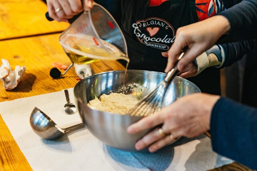 Brussels: Waffle Making Workshop - All You Can Eat - Dietary requests require careful checking