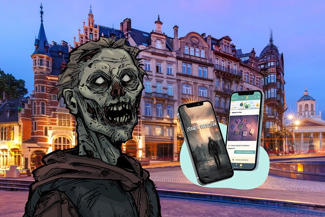 Discover Brussels while escaping the zombies! Escape game - Who will enjoy the zombie escape most