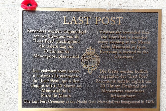 Flanders World War I Battlefields Private Tour from Brussels - Essex Farm Connects the Front to John McCrae