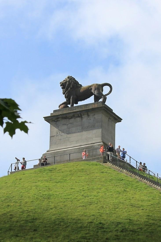 From Brussels : Napoleon's Last Battle of Waterloo Tour - Lions Mound and the Waterloo viewpoint
