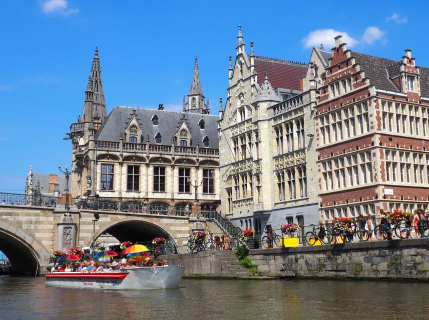 Ghent: 40 Minute Medieval Center Guided Boat Tour - Key points at a glance