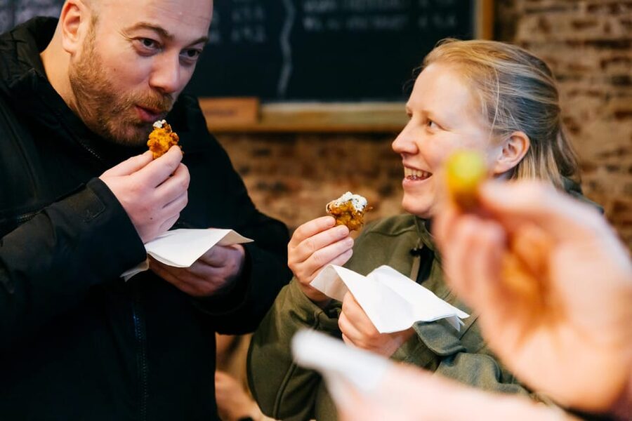 Ghent: Food & Drink Walking Tour with Tastings - A local beer in a 13th-century pub