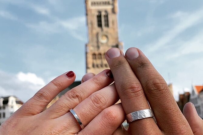 Handcraft your own silver ring in Bruges - Soldering joins the ends