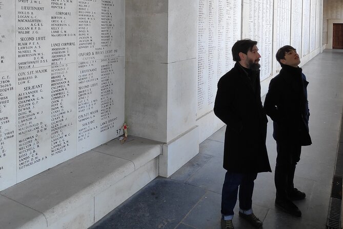Historic Ypres WWI Sites - Tour from Brussels - Menin Gate: pause beneath the names