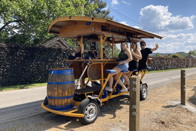 Private Beer Bike Tour in Hotton in the Belgian Ardennes - Pedaling through the village and beside the Ourthe