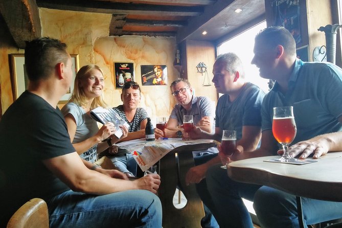 Private: Discover Bruges beers & brewery with chocolate pairing by a young local - Bath & Barley starts with two mystery beers
