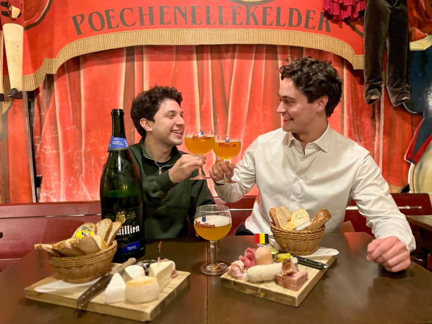 Secret Food Tours Brussels - Croquettes, beef stew, and Belgian fries