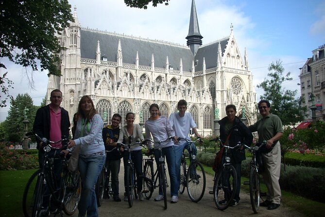 Small-Group Highlights of Brussels Bike Tour - The Palace of Justice and the view toward the Atomium