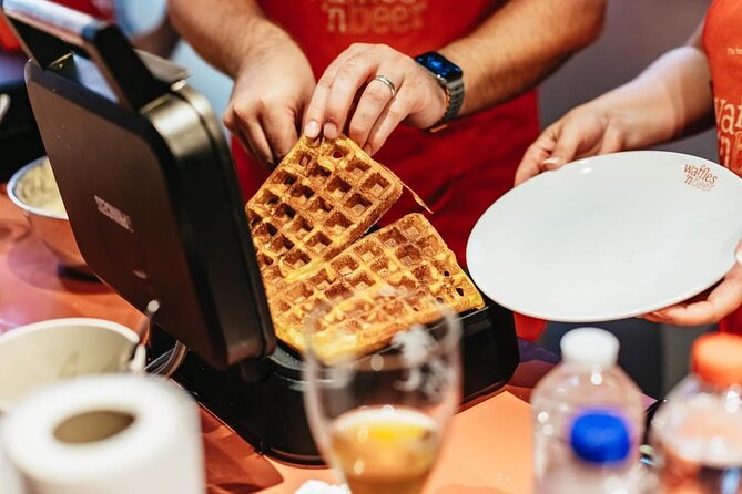 The Waffles 'n Beer Workshop in Ghent Centre - Three Belgian beers before the waffle iron