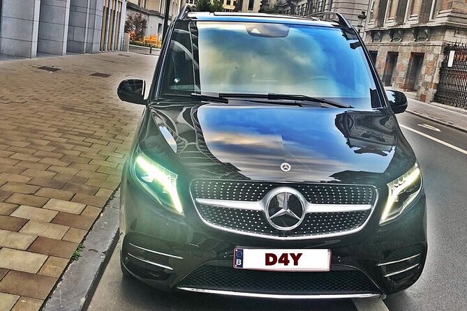 Transfer Brussels Airport --> Brussels MB V Class 7 PAX (ONE WAY) - From Zaventem arrivals to Brussels city center
